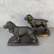 画像5: VINTAGE ANTIQUE BOOKENDS DOG ヴィンテージ アンティーク ブックエンド ブックスタンド 本立て 犬 / コレクタブル オブジェ ディスプレイ インテリア 置物 動物 アメリカ (5)