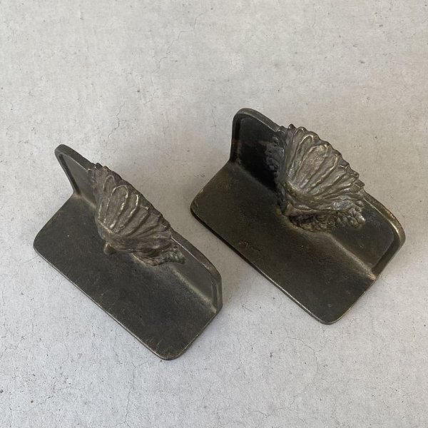 画像6: VINTAGE ANTIQUE BOOKENDS INDIAN ヴィンテージ アンティーク ブックエンド ブックスタンド 本立て インディアン / コレクタブル オブジェ ディスプレイ インテリア 雑貨 アメリカ (6)