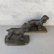 画像4: VINTAGE ANTIQUE BOOKENDS DOG ヴィンテージ アンティーク ブックエンド ブックスタンド 本立て 犬 / コレクタブル オブジェ ディスプレイ インテリア 置物 動物 アメリカ (4)