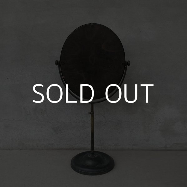 画像2: VINTAGE ANTIQUE MIRROR JAPANFINISH ヴィンテージ アンティーク スタンドミラー ジャパンフィニッシュ ジャパンカラー 鏡 / コレクタブル インテリア ディスプレイ 店舗什器 美容室 アメリカ USA  (2)