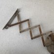 画像7: VINTAGE ANTIQUE SHAVING MIRROR SCISSOR ARM ヴィンテージ アンティーク シェービングミラー シザーアーム  鏡 壁付けミラー / インテリア 雑貨 店舗什器 美容室 アメリカ USA  (7)