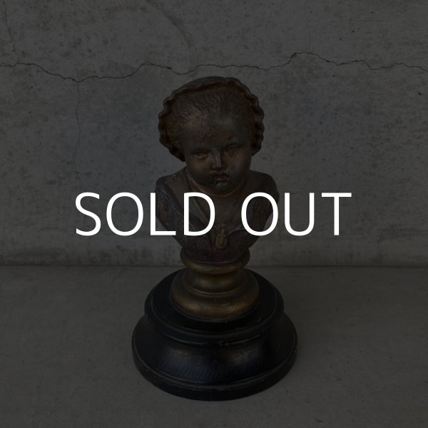 画像2: VINTAGE ANTIQUE OBJECT ヴィンテージ アンティーク オブジェ 置物 / コレクタブル インテリア ディスプレイ 胸像 女性 雑貨 アメリカ  (2)