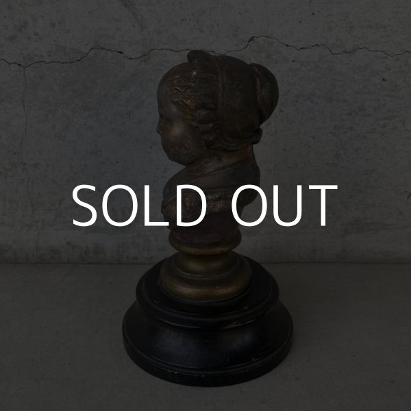 画像5: VINTAGE ANTIQUE OBJECT ヴィンテージ アンティーク オブジェ 置物 / コレクタブル インテリア ディスプレイ 胸像 女性 雑貨 アメリカ  (5)