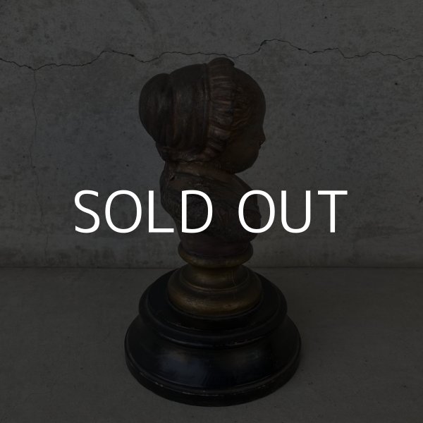 画像4: VINTAGE ANTIQUE OBJECT ヴィンテージ アンティーク オブジェ 置物 / コレクタブル インテリア ディスプレイ 胸像 女性 雑貨 アメリカ  (4)