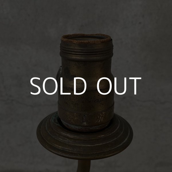 画像8: VINTAGE ANTIQUE DESKLAMP ヴィンテージ アンティーク デスクライト スタンドライト テーブルランプ 卓上ライト 照明 / インテリア ブラス 真鍮 店舗什器 アメリカ USA (8)