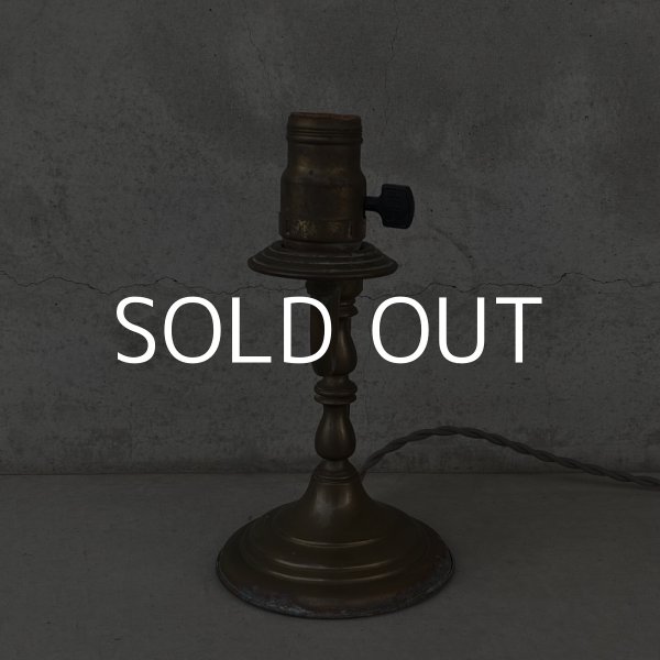 画像3: VINTAGE ANTIQUE DESKLAMP ヴィンテージ アンティーク デスクライト スタンドライト テーブルランプ 卓上ライト 照明 / インテリア ブラス 真鍮 店舗什器 アメリカ USA (3)