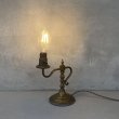 画像11: VINTAGE ANTIQUE DESKLAMP ヴィンテージ アンティーク デスクライト スタンドライト テーブルランプ 卓上ライト 照明 / インテリア ブラス 真鍮 店舗什器 アメリカ USA (11)