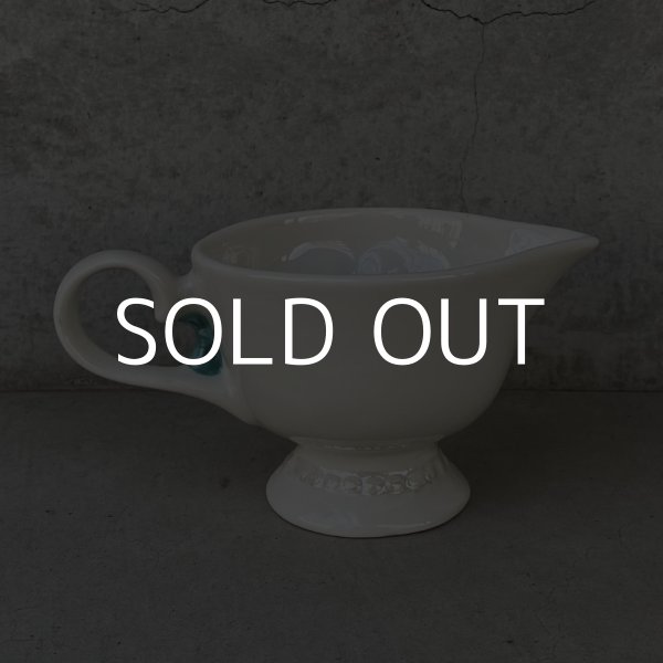画像2: VINTAGE ANTIQUE BAILEYS MILK CREAMER ヴィンテージ アンティーク ベイリーズ ミルククリーマー ミルクピッチャー フェイスカップ / マグ コレクタブル オブジェ 陶器 置物 アメリカ  (2)