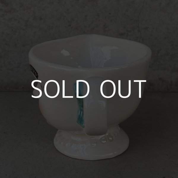 画像4: VINTAGE ANTIQUE BAILEYS MILK CREAMER ヴィンテージ アンティーク ベイリーズ ミルククリーマー ミルクピッチャー フェイスカップ / マグ コレクタブル 陶器 口紅 アメリカ (2) (4)