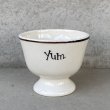 画像2: VINTAGE ANTIQUE BAILEYS CUP SUGAR POT ヴィンテージ アンティーク ベイリーズ シュガーポット フェイスカップ / 陶器 コレクタブル ノベルティー 食器 オブジェ ディスプレイ 口紅 アメリカ  (2)