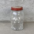 画像2: VINTAGE ANTIQUE LUCKY JOE BANK BOTTLE JAR ヴィンテージ アンティーク コインバンク 貯金箱 グラスジャー / コレクタブル 瓶 ボトル ガラス オブジェ アメリカ USA (3) (2)