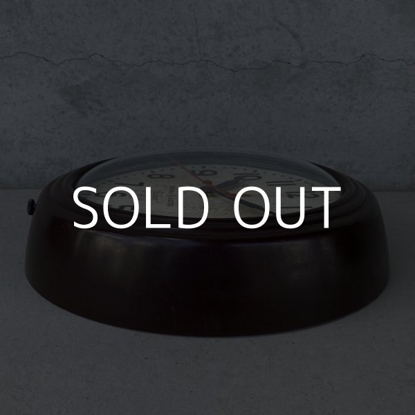 画像6: VINTAGE ANTIQUE GENERAL ELECTRIC TELECHRON GE WALL CLOCK ヴィンテージ アンティーク ゼネラルエレクトリック テレクロン ウォールクロック 壁掛け時計 / スクールクロック ブラウン 茶色 小型 店舗什器 アメリカ USA  (6)