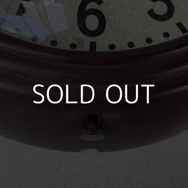 画像9: VINTAGE ANTIQUE GENERAL ELECTRIC TELECHRON GE WALL CLOCK ヴィンテージ アンティーク ゼネラルエレクトリック テレクロン ウォールクロック 壁掛け時計 / スクールクロック ブラウン 茶色 小型 店舗什器 アメリカ USA  (9)