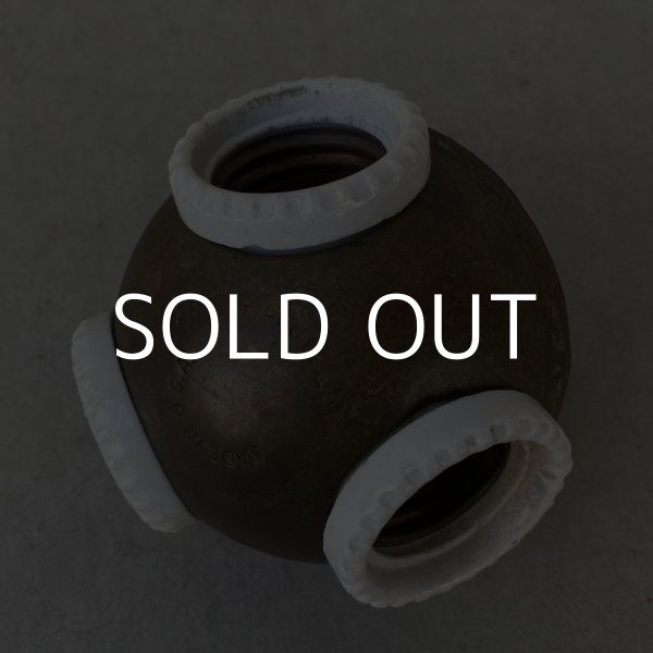 画像2: VINTAGE ANTIQUE BENJAMIN SOCKET ヴィンテージ アンティーク ベンジャミンソケット / ランプ ライト 3灯 コレクタブル 照明 アメリカ USA  (2)