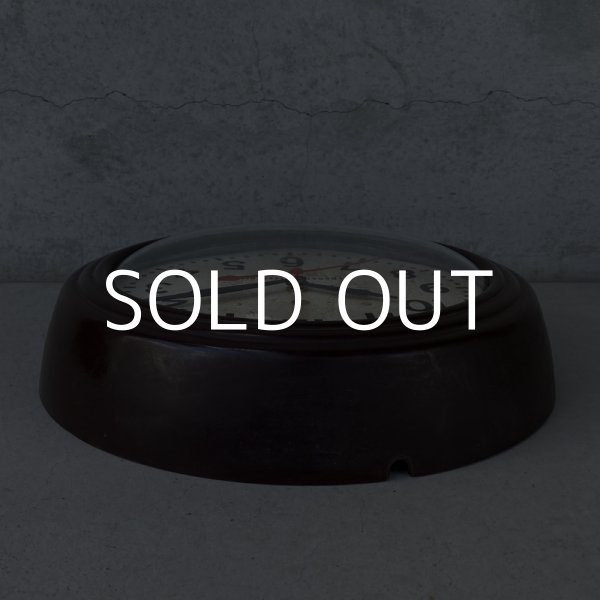 画像4: VINTAGE ANTIQUE GENERAL ELECTRIC TELECHRON GE WALL CLOCK ヴィンテージ アンティーク ゼネラルエレクトリック テレクロン ウォールクロック 壁掛け時計 / スクールクロック ブラウン 茶色 小型 店舗什器 アメリカ USA  (4)