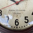 画像8: VINTAGE ANTIQUE GENERAL ELECTRIC TELECHRON GE WALL CLOCK ヴィンテージ アンティーク ゼネラルエレクトリック テレクロン ウォールクロック 壁掛け時計 / スクールクロック ブラウン 茶色 小型 店舗什器 アメリカ USA  (8)