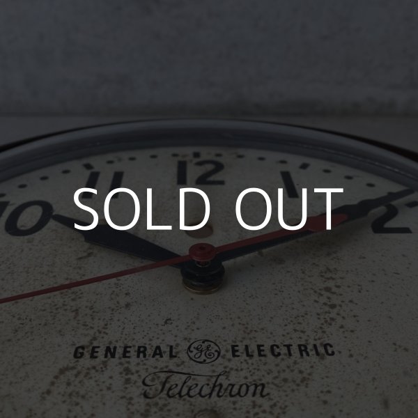 画像7: VINTAGE ANTIQUE GENERAL ELECTRIC TELECHRON GE WALL CLOCK ヴィンテージ アンティーク ゼネラルエレクトリック テレクロン ウォールクロック 壁掛け時計 / スクールクロック ブラウン 茶色 小型 店舗什器 アメリカ USA  (7)