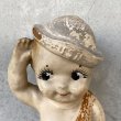 画像7: VINTAGE ANTIQUE U.S.NAVY SAILOR DOLL  KEWPIE ヴィンテージ アンティーク キューピー人形 ネイビー / コレクタブル オブジェ コンポジション セーラー人形 軍人 水平 船員 ディスプレイ  置物 雑貨 アメリカ (7)