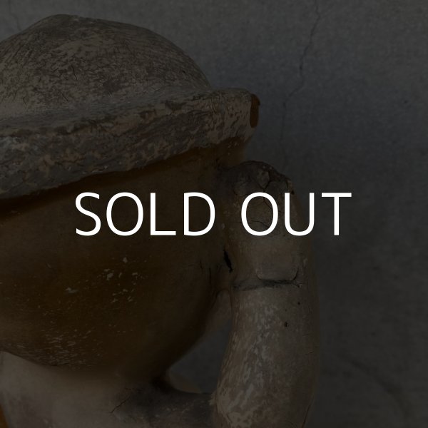 画像9: VINTAGE ANTIQUE U.S.NAVY SAILOR DOLL  KEWPIE ヴィンテージ アンティーク キューピー人形 ネイビー / コレクタブル オブジェ コンポジション セーラー人形 軍人 水平 船員 ディスプレイ  置物 雑貨 アメリカ (9)