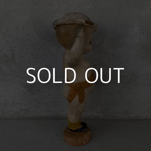 画像3: VINTAGE ANTIQUE U.S.NAVY SAILOR DOLL  KEWPIE ヴィンテージ アンティーク キューピー人形 ネイビー / コレクタブル オブジェ コンポジション セーラー人形 軍人 水平 船員 ディスプレイ  置物 雑貨 アメリカ (3)