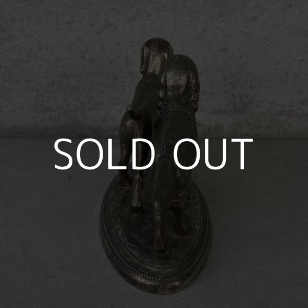 画像5: VINTAGE ANTIQUE DOG OBJECT ヴィンテージ アンティーク 犬 オブジェ / コレクタブル ディスプレイ インテリア ポインター スパニエル 置物 動物 雑貨 アメリカ (5)