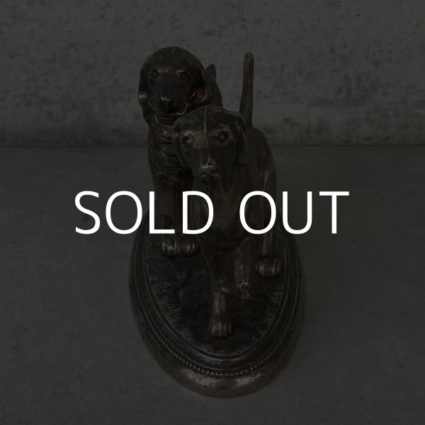 画像4: VINTAGE ANTIQUE DOG OBJECT ヴィンテージ アンティーク 犬 オブジェ / コレクタブル ディスプレイ インテリア ポインター スパニエル 置物 動物 雑貨 アメリカ (4)