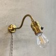 画像2: VINTAGE ANTIQUE LAMP LIGHT WALL LAMP ヴィンテージ アンティーク ライト ウォールランプ 壁付け照明 ブラケットランプ / ランプ 真鍮 店舗什器 アメリカ USA  (6) (2)