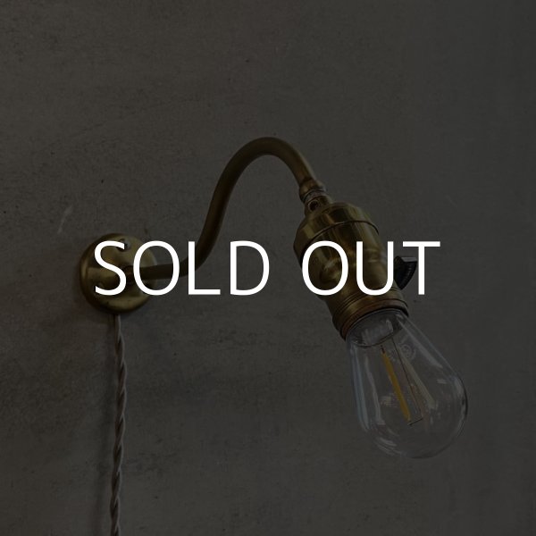 画像2: VINTAGE ANTIQUE LAMP LIGHT WALL LAMP ヴィンテージ アンティーク ライト ウォールランプ 壁付け照明 ブラケットランプ / ランプ 真鍮 店舗什器 アメリカ USA  (6) (2)