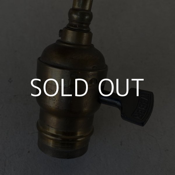 画像6: VINTAGE ANTIQUE LAMP LIGHT WALL LAMP ヴィンテージ アンティーク ライト ウォールランプ 壁付け照明 ブラケットランプ / ランプ 真鍮 店舗什器 アメリカ USA (5) (6)