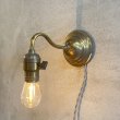 画像10: VINTAGE ANTIQUE LAMP LIGHT WALL LAMP ヴィンテージ アンティーク ライト ウォールランプ 壁付け照明 ブラケットランプ / ランプ 真鍮 店舗什器 アメリカ USA (7) (10)