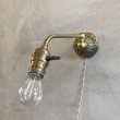 画像1: VINTAGE ANTIQUE LAMP LIGHT WALL LAMP ヴィンテージ アンティーク ライト ウォールランプ 壁付け照明 ブラケットランプ / ランプ 真鍮 店舗什器 アメリカ USA (5) (1)