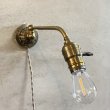 画像2: VINTAGE ANTIQUE LAMP LIGHT WALL LAMP ヴィンテージ アンティーク ライト ウォールランプ 壁付け照明 ブラケットランプ / ランプ 真鍮 店舗什器 アメリカ USA (4) (2)