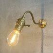 画像9: VINTAGE ANTIQUE LAMP LIGHT WALL LAMP ヴィンテージ アンティーク ライト ウォールランプ 壁付け照明 ブラケットランプ / ランプ 真鍮 店舗什器 アメリカ USA  (6) (9)