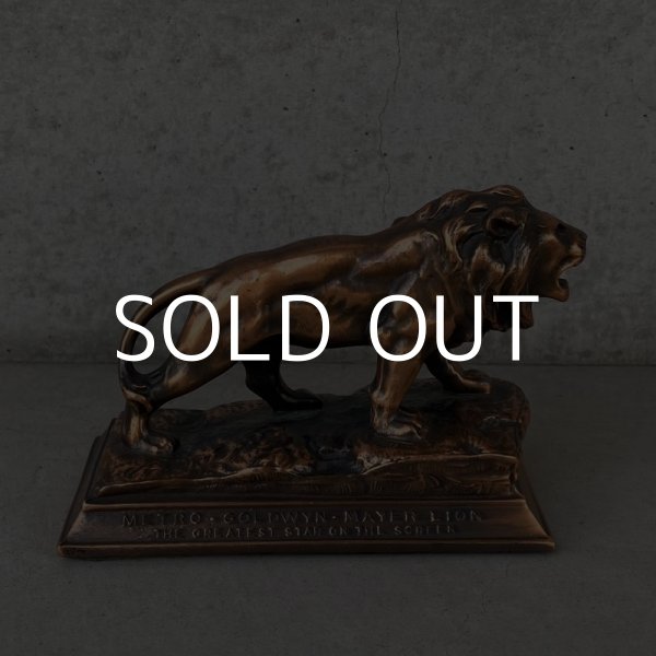画像4: VINTAGE ANTIQUE METRO GOLDWYN MAYER LION OBJECT ヴィンテージ アンティーク ライオン オブジェ / コレクタブル ディスプレイ インテリア 置物 動物 雑貨 アメリカ (4)