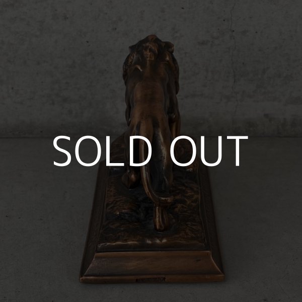 画像3: VINTAGE ANTIQUE METRO GOLDWYN MAYER LION OBJECT ヴィンテージ アンティーク ライオン オブジェ / コレクタブル ディスプレイ インテリア 置物 動物 雑貨 アメリカ (3)