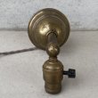 画像5: VINTAGE ANTIQUE LAMP LIGHT WALL LAMP ヴィンテージ アンティーク ライト ウォールランプ 壁付け照明 ブラケットランプ / ランプ 真鍮 店舗什器 アメリカ USA 11 (5)