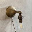 画像2: VINTAGE ANTIQUE LAMP LIGHT WALL LAMP ヴィンテージ アンティーク ライト ウォールランプ 壁付け照明 ブラケットランプ / ランプ 真鍮 店舗什器 アメリカ USA (10) (2)