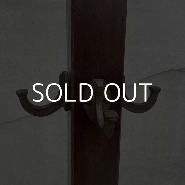 画像4: VINTAGE ANTIQUE COAT RACK ヴィンテージ アンティーク コートラック ハンガーラック / ウッド 木製 家具 店舗 什器 アメリカ (4)