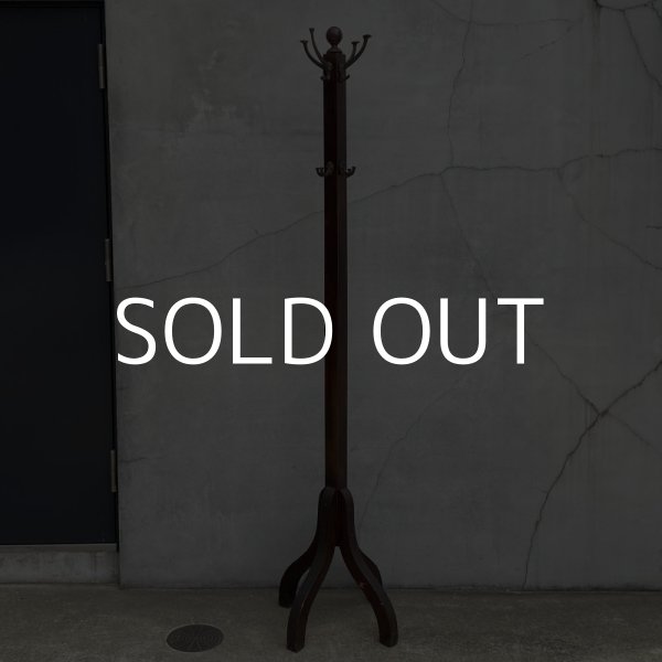 画像1: VINTAGE ANTIQUE COAT RACK ヴィンテージ アンティーク コートラック ハンガーラック / ウッド 木製 家具 店舗 什器 アメリカ (1)