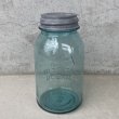 画像2: VINTAGE ANTIQUE BALL MASON JAR ヴィンテージ アンティーク ボール メイソンジャー ガラス瓶 アメリカ / ディスプレイ ボトル 小物入れ 店舗什器 (4) (2)