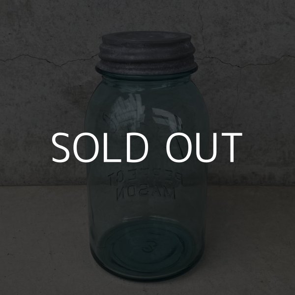 画像2: VINTAGE ANTIQUE BALL MASON JAR ヴィンテージ アンティーク ボール メイソンジャー ガラス瓶 アメリカ / ディスプレイ ボトル 小物入れ 店舗什器 (4) (2)