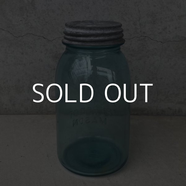 画像2: VINTAGE ANTIQUE BALL MASON JAR ヴィンテージ アンティーク ボール メイソンジャー ガラス瓶 アメリカ / ディスプレイ ボトル 小物入れ 店舗什器 (5) (2)