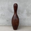 画像2: VINTAGE ANTIQUE BOWLING PIN WOOD ヴィンテージ アンティーク ボウリング ピン / コレクタブル オブジェ ディスプレイ ウッド 木製 置物 アメリカ (2)