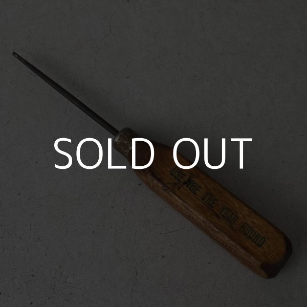 画像2: VINTAGE ANTIQUE ICEPICK ヴィンテージ アンティーク アイスピック 氷割り / オブジェ ディスプレイ インテリア ウッド 木製 バー BAR アメリカ (1) (2)