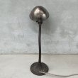 画像2: VINTAGE ANTIQUE DESK LAMP  STAND LIGHT ヴィンテージ アンティーク デスクランプ デスクライト スタンドライト 卓上ライト アメリカ / インダストリアル グースネック 照明 鉄 工業用 USA (2)