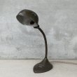 画像1: VINTAGE DESKLAMP ヴィンテージ デスクライト スタンドライト 卓上ライト アメリカ / インダストリアル グースネック 照明 工業用 USA (1) (1)