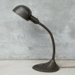 画像4: VINTAGE DESKLAMP ヴィンテージ デスクライト スタンドライト 卓上ライト アメリカ / インダストリアル グースネック 照明 工業用 USA (1) (4)