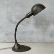 画像3: VINTAGE DESKLAMP ヴィンテージ デスクライト スタンドライト 卓上ライト アメリカ / インダストリアル グースネック 照明 工業用 USA (1) (3)