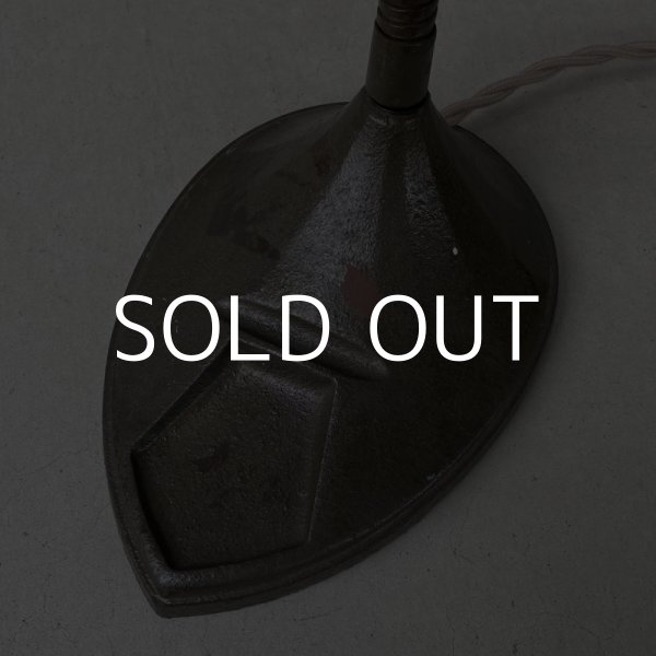 画像8: VINTAGE DESKLAMP ヴィンテージ デスクライト スタンドライト 卓上ライト アメリカ / インダストリアル グースネック 照明 工業用 USA (1) (8)