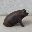 画像5: VINTAGE ANTIQUE COINBANK PIGGY BANK ヴィンテージ アンティーク 豚 ブタ ピギーバンク 貯金箱 コインバンク / コレクタブル オブジェ 動物 鋳物 置物 アメリカ (5)